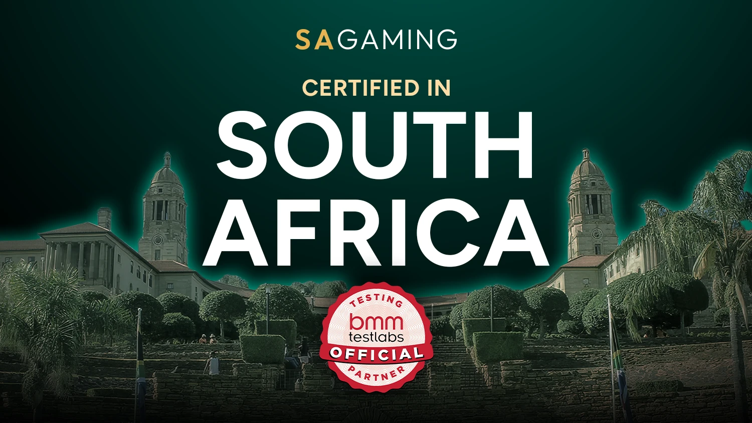 SA Gaming kini diperakui di Afrika Selatan!
